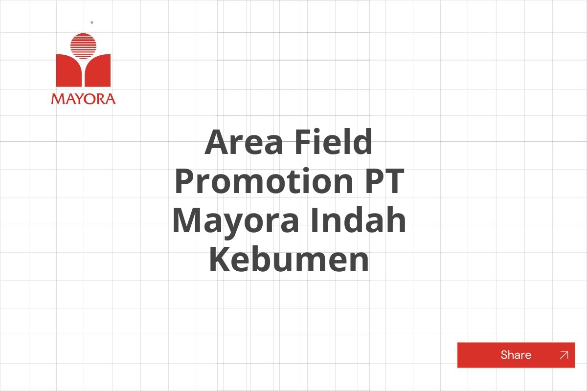 Area Field Promotion PT Mayora Indah Kebumen