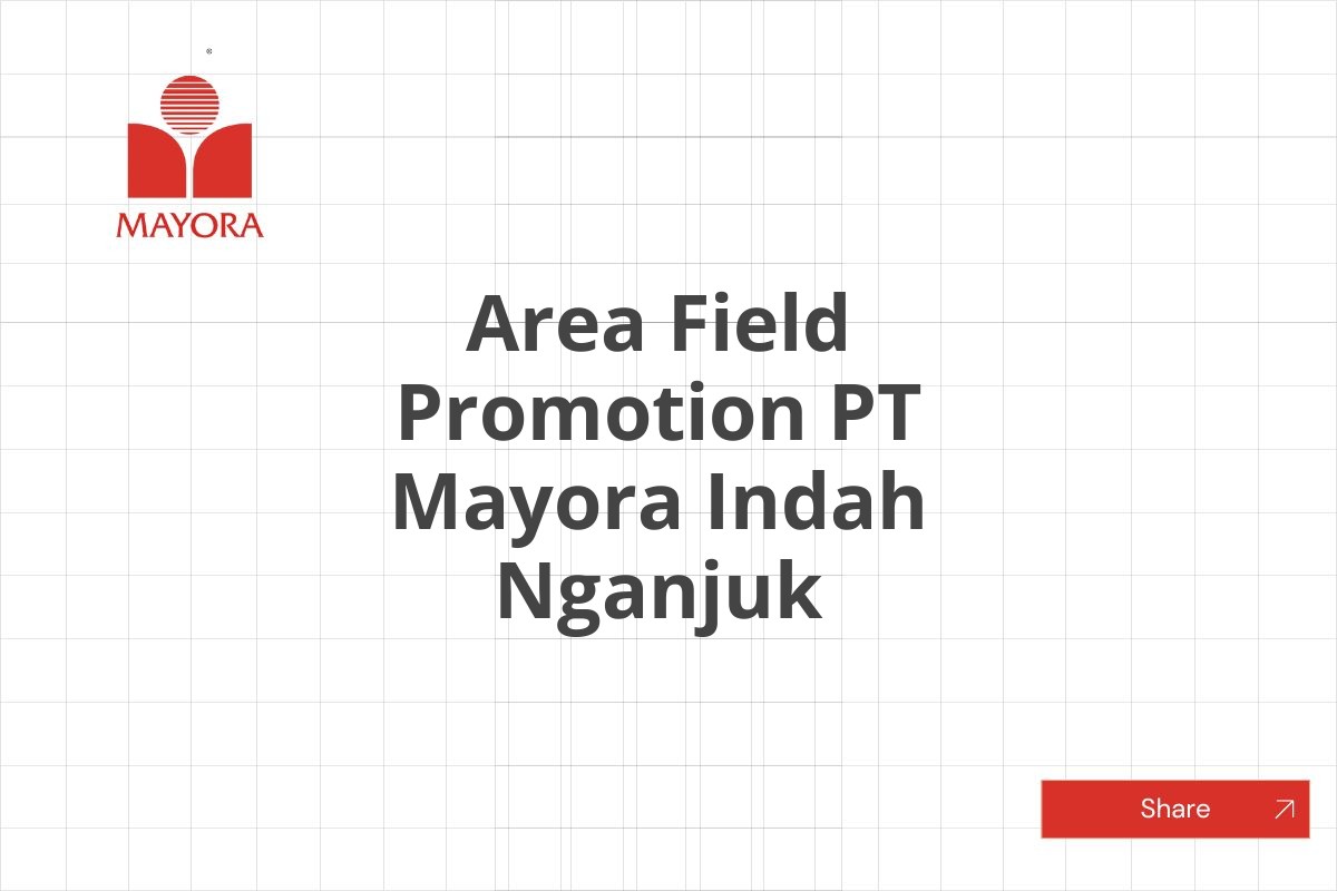 Area Field Promotion PT Mayora Indah Nganjuk
