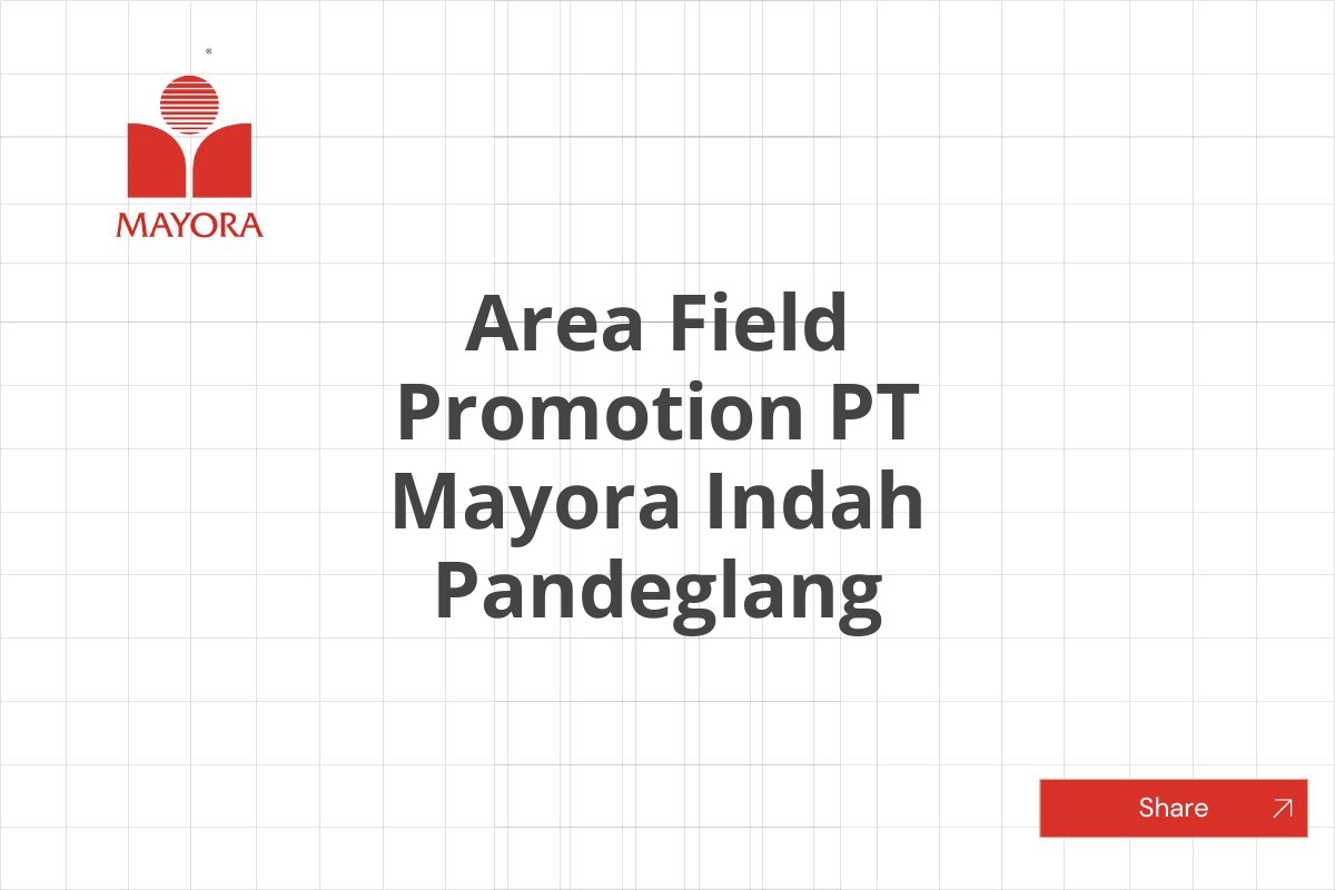 Area Field Promotion PT Mayora Indah Pandeglang