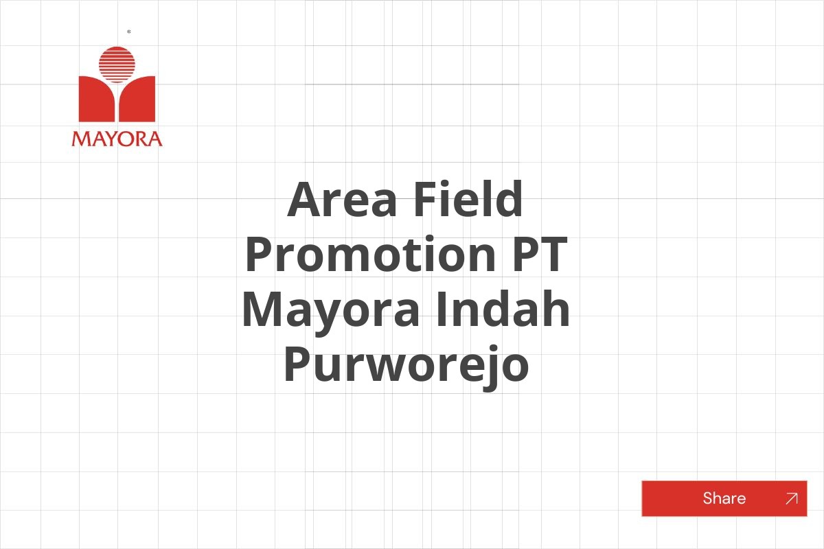 Area Field Promotion PT Mayora Indah Purworejo