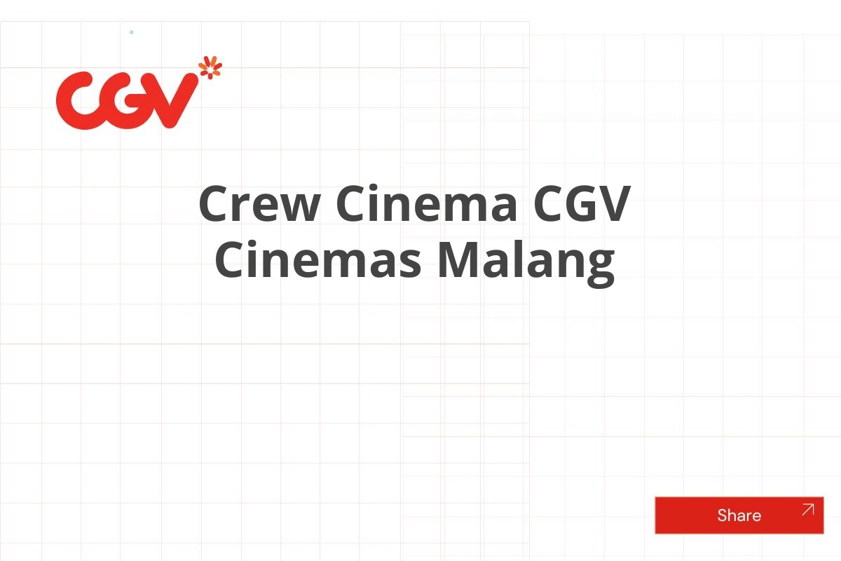 Crew Cinema CGV Cinemas Malang