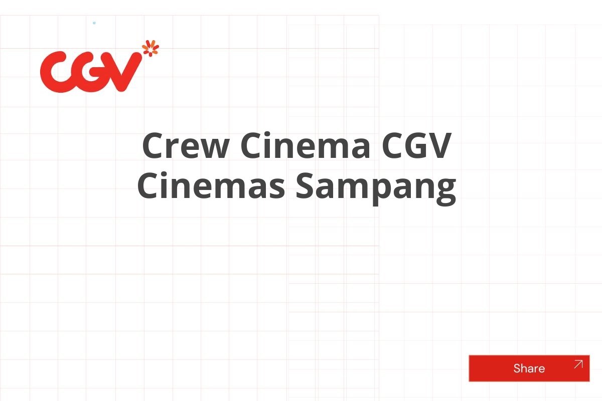 Crew Cinema CGV Cinemas Sampang